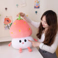 Strawberry Steamed Bun Plush Pillow Doll Sofa Bed Cute Doll Wholesale. 