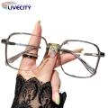 Flexible Eyewear Stylish Blue Light Blocking Glasses for Eye Protection Unisex Large Frame Clear View with Strong Hinge Brim Transparent Spectacles Eyewear for Clear Blue Light Protection Stylish. 