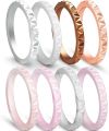 Fashionable Silicone Toe Rings For Women. 