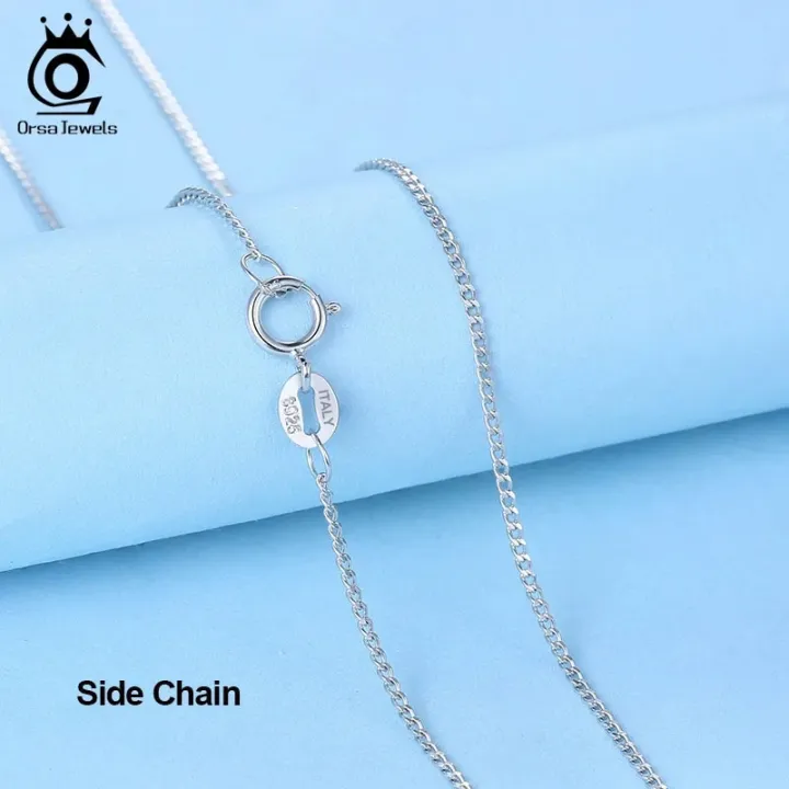 ORSA%20JEWELS%20Italian%20925%20Sterling%20Silver%201.0mm%20Side%20Chain%20Necklace%20Sterling%20Silver%20Pendant%20Necklaces%20Men%20Women%20Chain%20SC18-P%20-%20Image%205