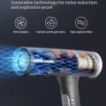 Brushless Professional Hair Dryer 1200W Blue Light Negative Ion Hot and Cold Air Powerful Strong Winds 3 Gears Low Noise Blower. 