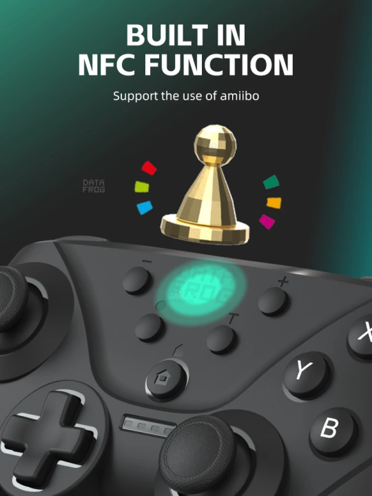 Data%20Frog%20Wireless%20Controller%20For%20Nintendo%20Switch/Lite/OLED%20Switch%20Pro%20Joystick%20with%20NFC%20Turbo%20vibration%20adjustment%20Gamepad%20-%20Image%204
