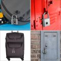 Fingerprint Padlock | Fingerprint Lock, Smart Lock, Fingerprint Tala - Anti-Theft, Quick Unlock for Lockers, Suitcases, Backpacks | Zinc Alloy Keyless USB Charging. 