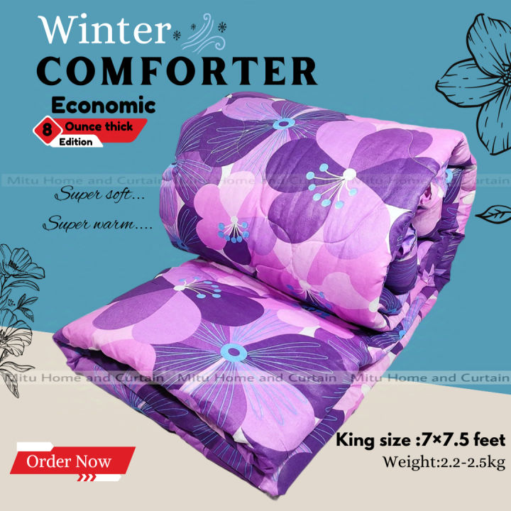 King%20size%20Comforter%20with%20full%20cotton%20fabric%2084*90%20inch%20European%20winter%20Comforter%20(1pcs%20Box)%20White%20,%20Red%20,%20Pink%20,%20Blue%20-%20Image%207