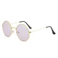 2023 Luxury Round Colors Sunglasses Women Metal Curved Temples Eyewear Ocean Rimless Fashion Sun Glasses Ladies UV400. 