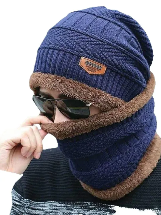 BLUE%20COLOR%20COTTON&FLEECE%20%20WINTER%20HAT%20&%20NECK%20%20CAP%20WARMER%20FOR%20MEN%20.%20-%20Image%204