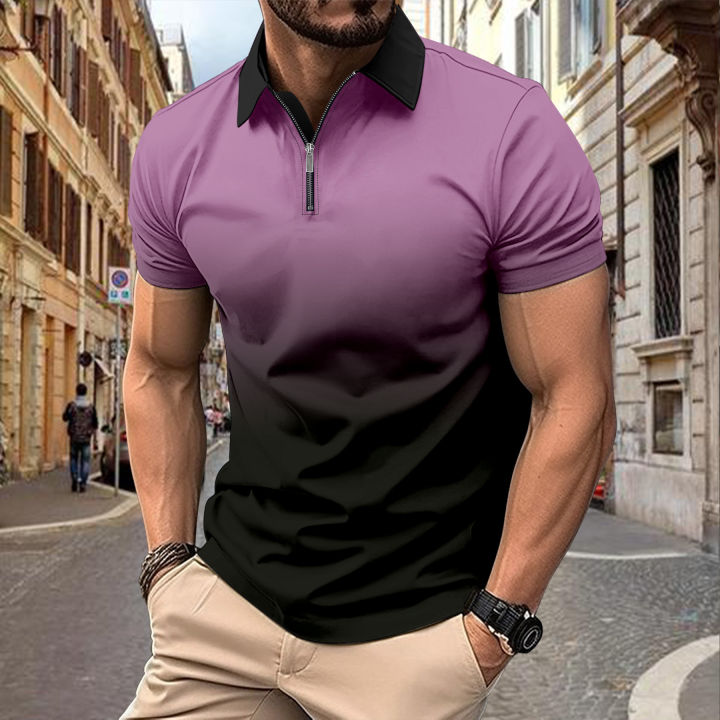 New%20men's%20top%20New%20summer%20polo%20shirt,%20degenerate%20color%20lapel%20zip%20short-sleeved%20T-shirt,%20casual%20street%20men's%20wear,%20-%20Image%203