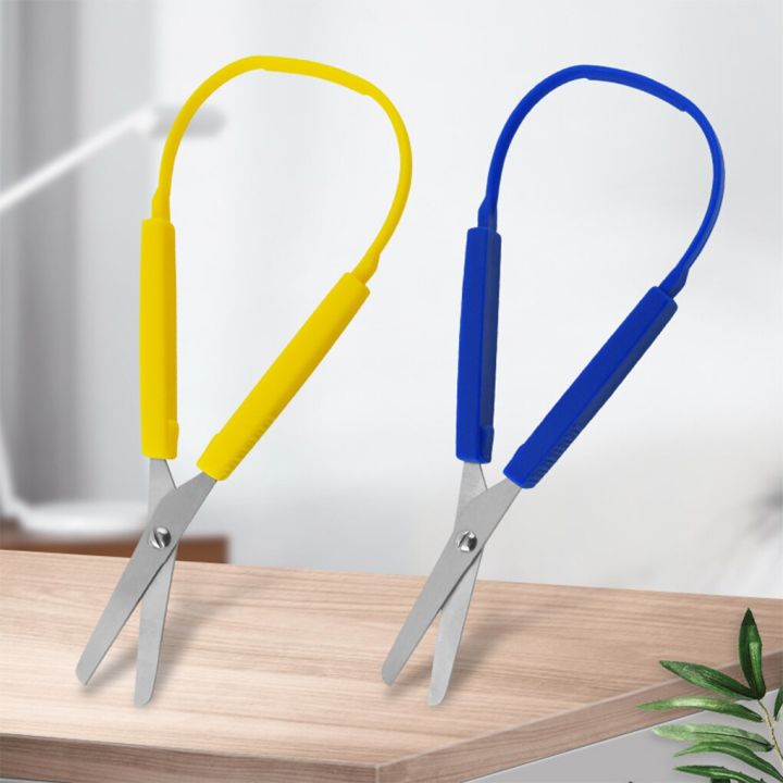 Safety%20Scissor%20Sturdy%20Stainless%20Steel%20Design%20Stationery%20Scissors%20Handicraft%20Accessories%20Office%20Paper%20Shear%20Students%20-%20Image%205