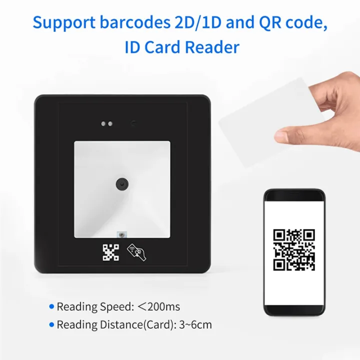 Dynamic Qr Code Access Control Reader Access Control Rfid Card Reader ...