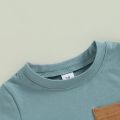 Baby Boy and girls Short Sleeve T-shirt Tee Shorts 2 Pcs Outfits Set used children baby comfortable T-shirt and pant baby toddler kids beautiful design. 