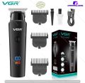 VGR V-937 Cord and Cordless Multifunction Trimmer and Hair Clipper with Metal Body Type C Fast Charing and Digital display. 