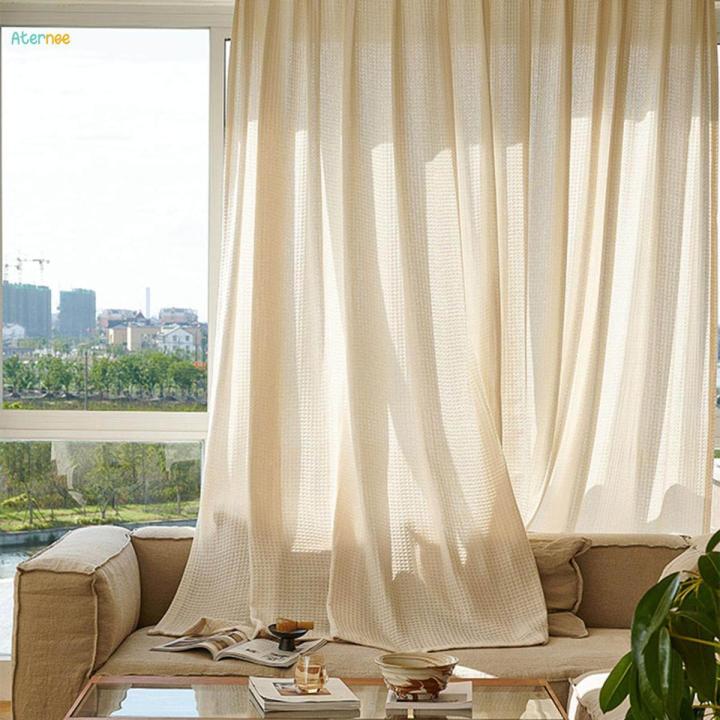 Window Curtains Drapes Fashion Elegant Panels for Office Bedroom Dining Room