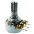 2Pcs- 3 Pin 200K Potentiometer Panel Mount 200K Ohm 1/2 Watt 3 Terminal Leads Single Gang Linear Taper Rotary Potentiometer 200K Ohm Adjustable Variable Resistor Potentiometer Pot. 