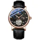 Men Mechanical Watch Automatic Tourbillon Hollow Waterproof Multi-function Compass Watch. 