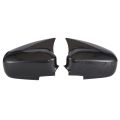 Car Carbon Fiber Ox Horn Rearview Side Glass Mirror Cover Trim Frame Side Mirror Caps for 2004 2005. 