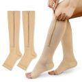 Open Toe Zipper Compression Socks Compression Stockings Sports Compression Socks Stockings Zip Sox Socks. 
