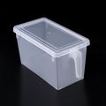 2pc Clear Food Storage Box Food Storage Container With Lid Plastic Kitchen And Pantry Organization Canisters. 