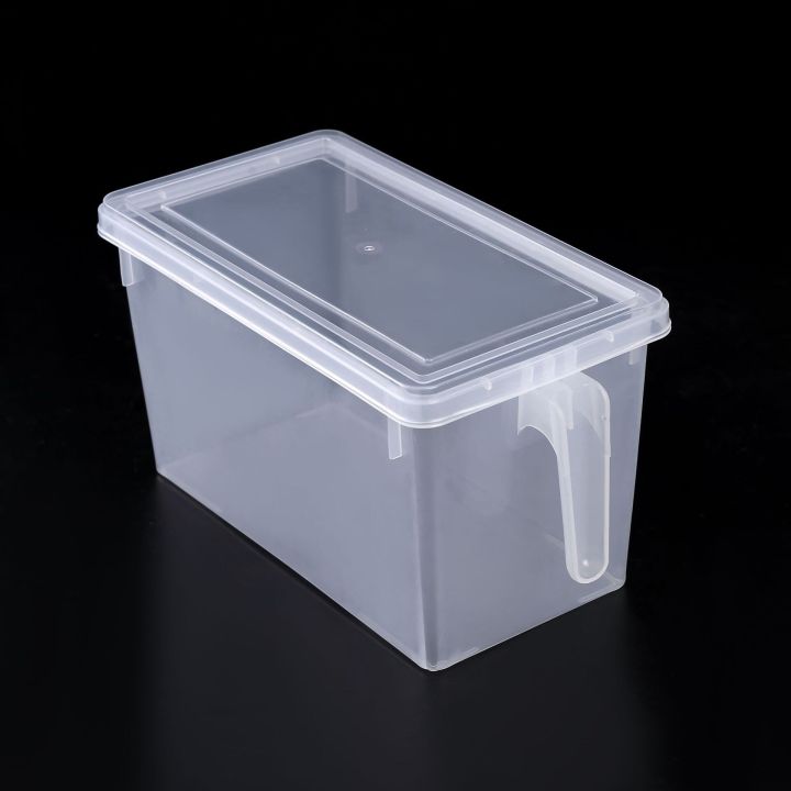 2pc%20Clear%20Food%20Storage%20Box%20Food%20Storage%20Container%20With%20Lid%20Plastic%20Kitchen%20And%20Pantry%20Organization%20Canisters%20-%20Image%207