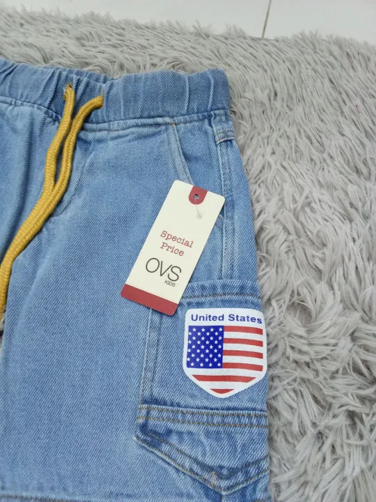 Boys%20premium%20cotton%20spandex%20denim%20short%20pant%205%20pkt%20cargo%202%20to%2010%20Years%20-%20Image%204