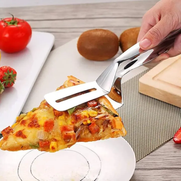 1Pcs%20Multi-Function%20Food%20Grade%20Stainless%20Steel%20BBQ%20Tongs%20Barbecue%20Bread%20Beef%20Steak%20Turner%20with%20Clamp%20Clip%20-%20Image%202
