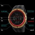 （COD Available)SKMEI 1251 Men Fashionable Outdoor 50m Waterproof Sports Digital Watch with PU Watchband. 