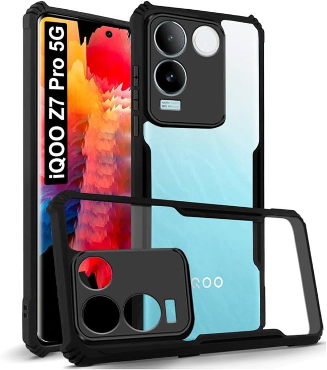 For%20vivo%20iQOO%20Z7%20Pro%20Xundd%20Cases%20Unique%20Shockproof%20TPU%20Bumper%20Hard%20Clear%20Acrylic%20Mobile%20Phone%20Case%20vivo%20iQOO%20Z7%20Pro%20Back%20Cover%20-%20Image%203