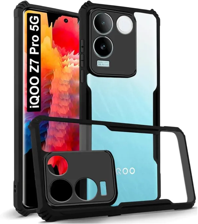 For%20vivo%20iQOO%20Z7%20Pro%20Xundd%20Cases%20Unique%20Shockproof%20TPU%20Bumper%20Hard%20Clear%20Acrylic%20Mobile%20Phone%20Case%20vivo%20iQOO%20Z7%20Pro%20Back%20Cover%20-%20Image%203