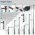 SH Table Floor Selfie Tripod For Phone Camera Stands Reflectors Photo Studio Video With Bluetooth Remote Control Shooting.