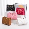 Imported from China Mini Quilted PU Leather Shoulder Bag for Women – Small Size Black Crossbody & Hand Carry Purse | Stylish Daily Use Ladies Bag.