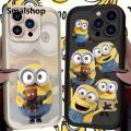 Smalshop Cartoon M-Minions Doll Case For iPhone 16 16E 15 14 13 12 11 Pro Max X XS X S Max XR SE 2020 SE4 7 8 Shockproof Silicone Cover. 