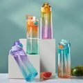 Flavored Water Bottle with 5 Flavour Pods Air Water Up Bottle Gym 900ml Air Starter Up Set Water Cup for Camping Fishing. 