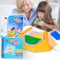 Montessori Develop Logic Spatial Reasoning Skills Challenge Color Code Puzzle Games Tangram Jigsaw Board Puzzle Toys For Kids.