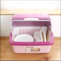 Dish Rack Plastic Storage Shelf Tableware Storage Box>>>> (S). 
