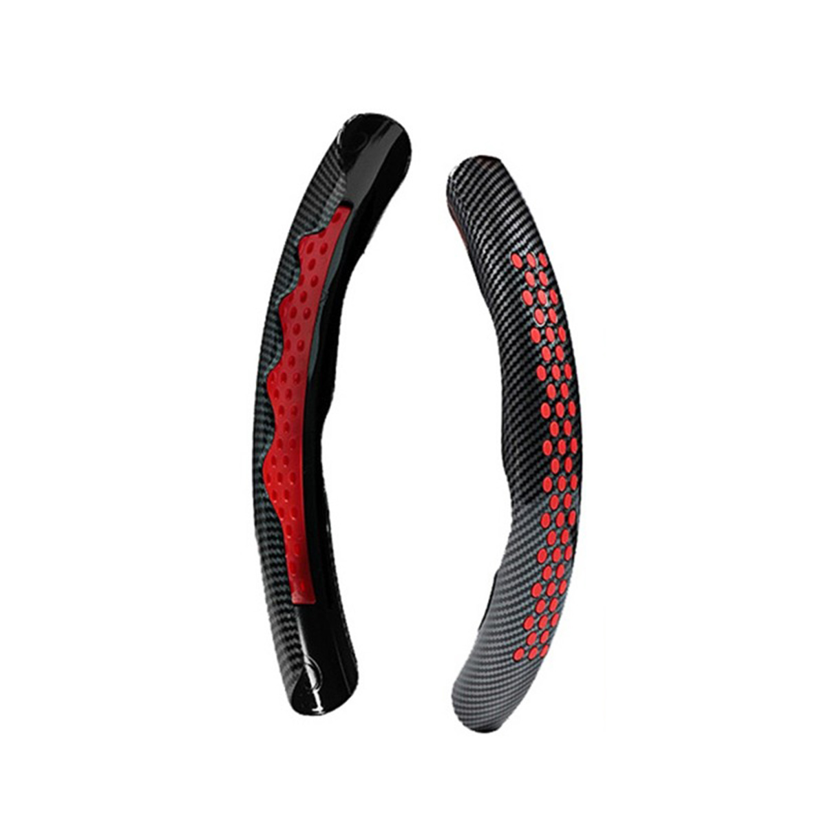 【Funny Bunny Toy Store】38CM General Motors Steering Cover Ultra-Thin Carbon Fiber Super Anti-Skid Particles Summer Steering Cover