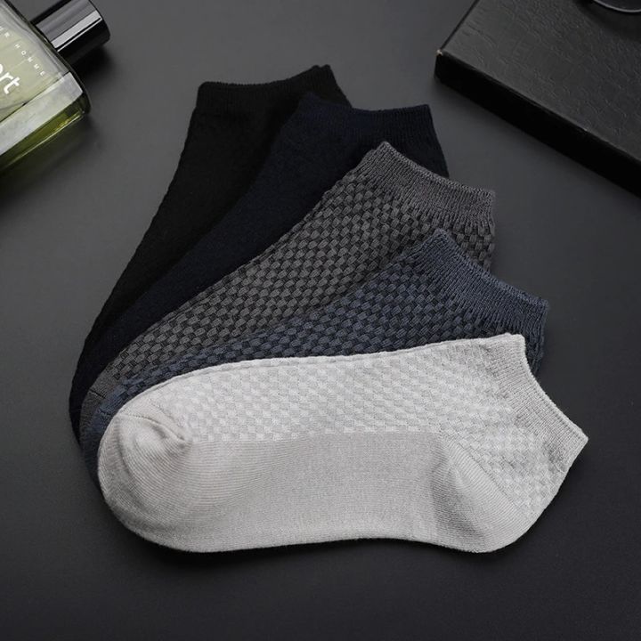 5%20Pairs%20Men%20Short%20Socks%20Bamboo%20Fiber%20High%20Quality%20Crew%20Ankle%20Casual%20Business%20Breathable%20Soft%20Compression%20Low-Cut%20Socks%20for%20Male%20-%20Image%205