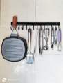 Wall Mounted Kitchen Utensils Storage Rack High Quality 14 hooks. 