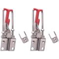 2-Pack 2000Lbs Capacity Heavy Duty Adjustable Latch U Bolt Self-Lock Toggle Clamp.
