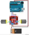 L298N Motor Driver Shield/ L298N Motor Driver/ DC Motor Driver (RED) for student project. 