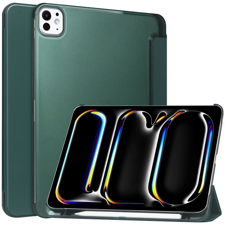 For%20New%20iPad%20Pro11%20Inch%20Case%202024%205th%20Generation(M4)%20PU%20Leather%20Smart%20Cover%20Wake/Sleep%20up%20with%20pencil%20holder%20iPad%20Pro%2011%205th%20Gen%20-%20Image%207