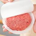 100 Pieces Hamburger Paper Parchment Paper Burger Sheets Liner Round Nonstick for Restaurants Patty Separating.