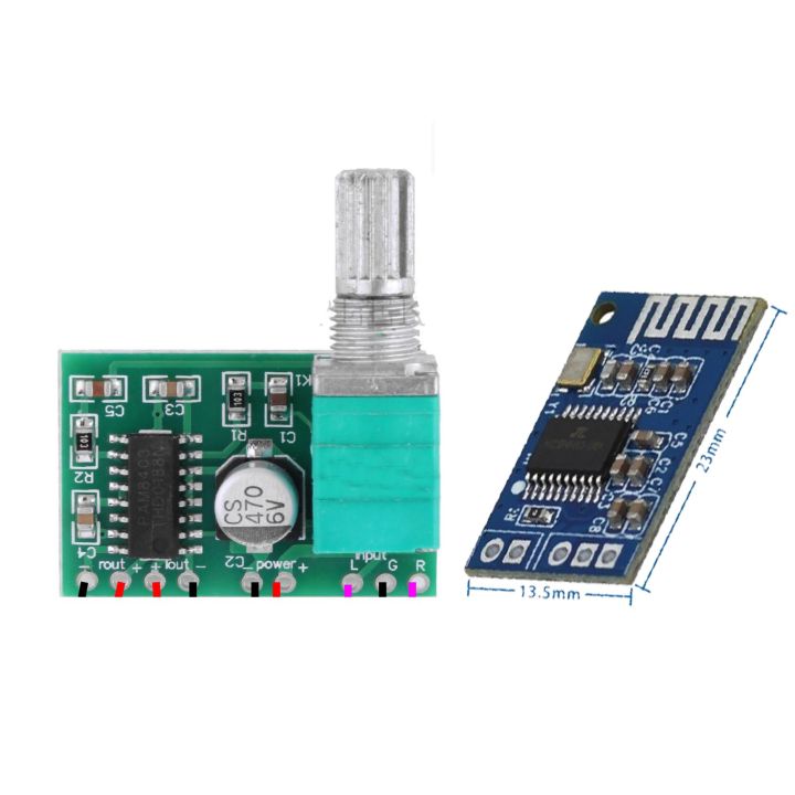 5V Bluetooth Audio Receiver & Mini Digital Amplifier Drive Board 3W +3W - Solar - Circuit - Enhance Your Audio Experience