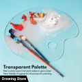 Transparent Color Mixing Palette For Art Painting. 