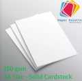 250 gsm A4 Size  cardstock Matte White Paper - 20 Sheet Bundle. 