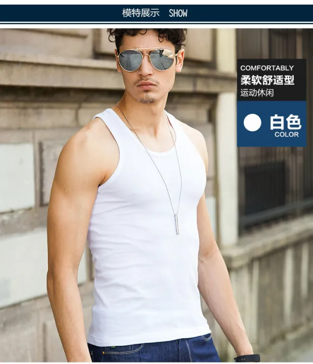 YC%20vest%20men's%20cotton%20inner%20wear%20tide%20hurdle%20sports%20slim%20men's%20spring%20and%20autumn%20summer%20base%20black%20and%20white%20-%20Image%206