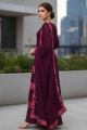 Indian Excellent Georgette/Jorjet Unstitched Embroidery and Karchupi Comfortable Salwar Kameez Three Piece for Women Shalwar Kamiz [3 piece]. 