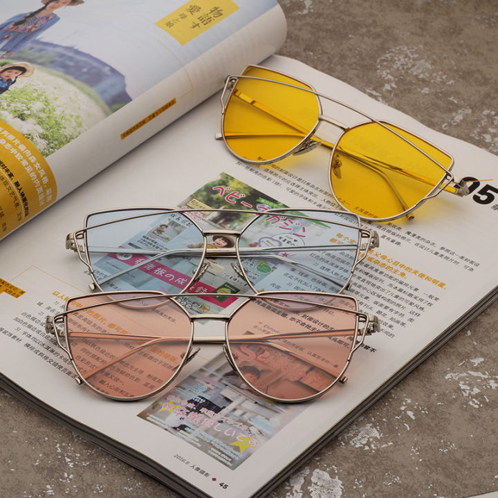 AliExpress%20metal%20cat-eye%20sunglasses%20men's%20women's%20dazzling%20toad%20glasses,%20European%20and%20American%20fashion%20sunglasses,%20new%20sunglasses%20-%20Image%202