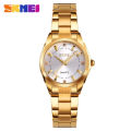 SKMEI 1620 Luxury Quartz Watches Women Simple Quartz Women's Watch Steel Strip Thin Lady Hour Ladies Clock reloj mujer 1400.