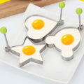 Creative 3 Piece Stainless Steel Egg Omelette Mold Tool. 