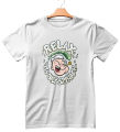 Pappy Relax Age's 20 Men's premium quality breathable  Dtf Half Sleeve round crew neck Black  organic regular fit shrink proof dtf graphic cotton T-shirt (Customizable). 