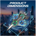 Starfighter Drone Plane with Camera — Remote Control Flying Drone for Kids & Adults.